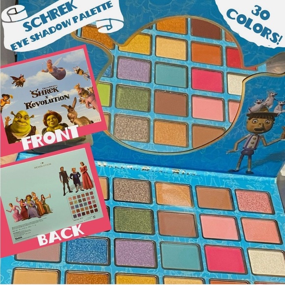Revolution Shrek Character Eyeshadow Palette NWOT - Picture 8 of 8